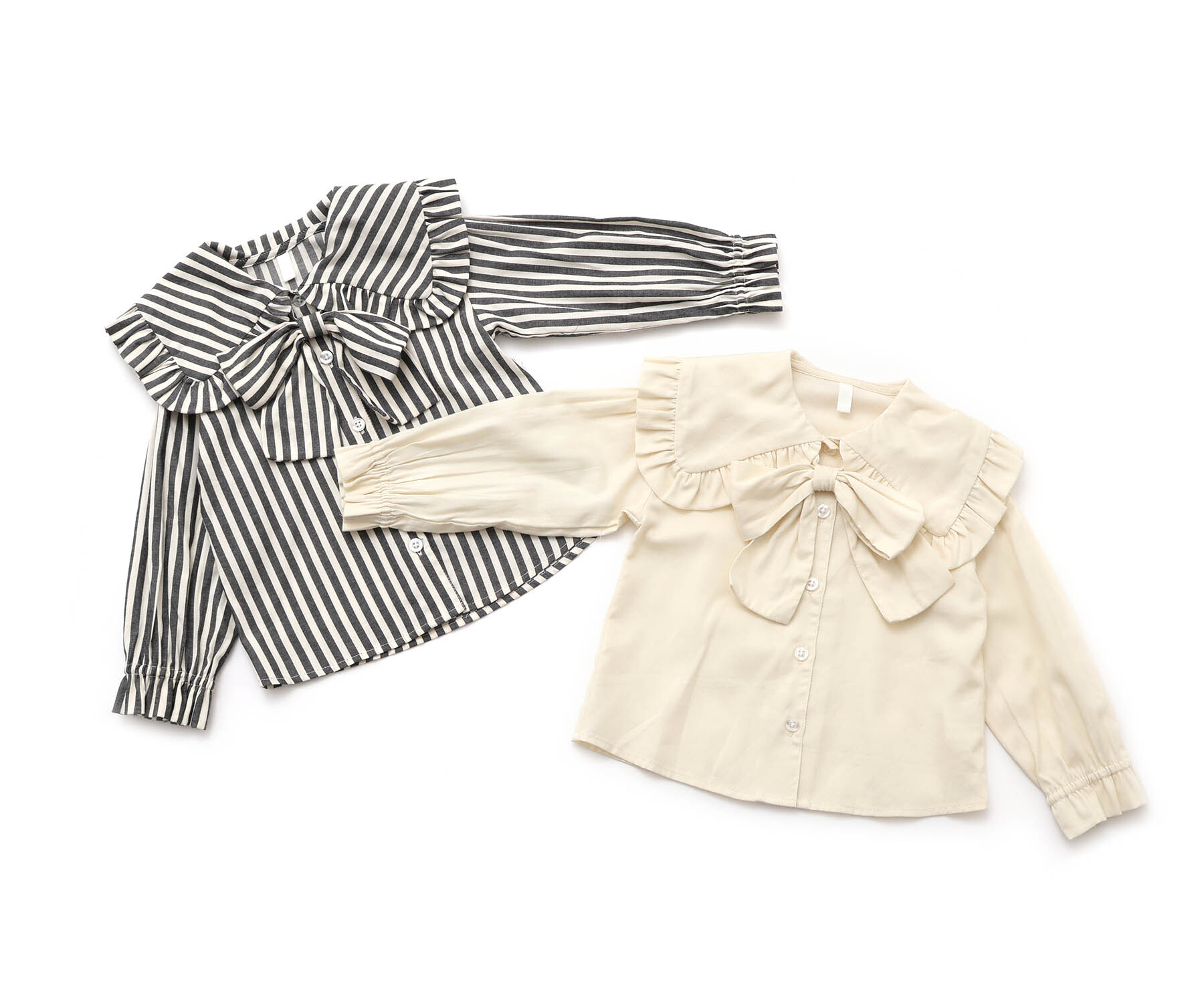 日本🇯🇵p.premier 可拆蝴蝶結大領襯衫(90-140)