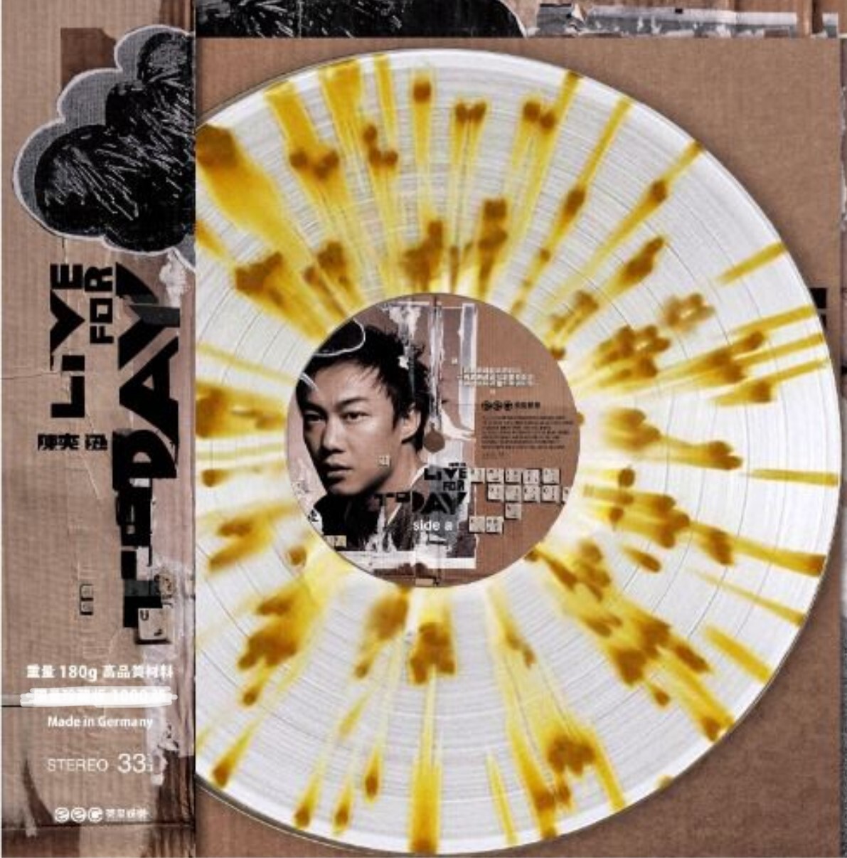 新貨預購: 陳奕迅 Eason Chan - Live for Today LP 爆花彩膠