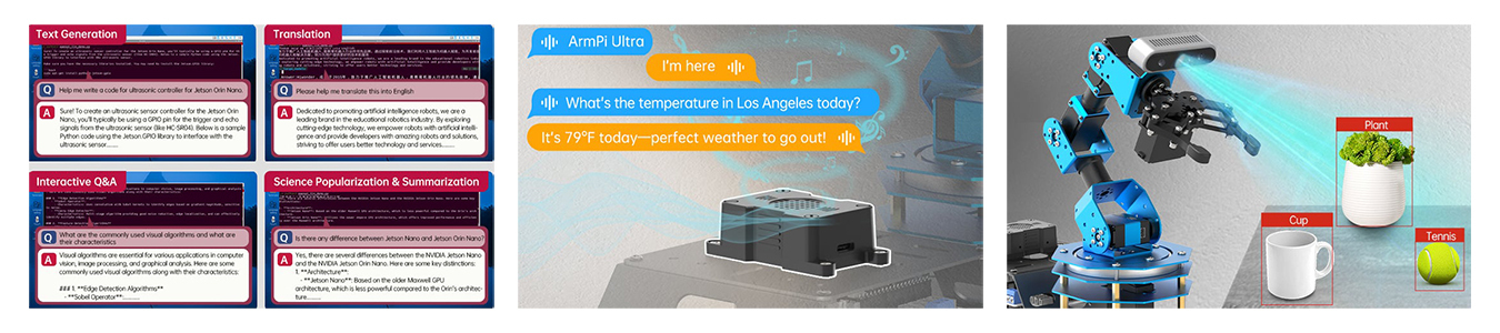 樹莓派 Pi 5 AI 視覺辨識 ArmPi Ultra 機械手臂,AI應用,模型整合與部署