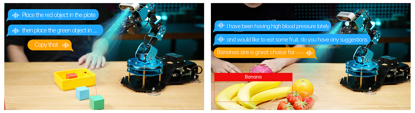 樹莓派 Pi 5 AI 視覺辨識 ArmPi Ultra 機械手臂,AI應用,搬運/智慧助理