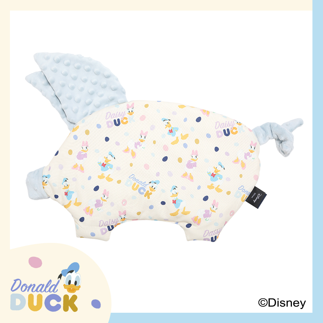 La Millou波蘭 豆豆小豬枕｜唐老鴨系列_歡樂圈圈篇｜柏林寶寶藍