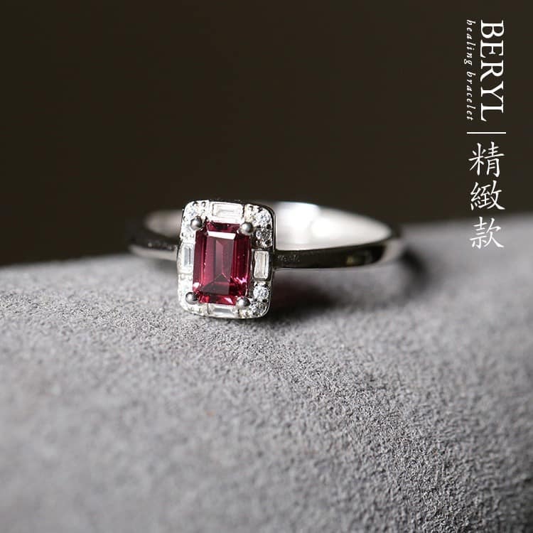 巴西高品淨體紫牙烏純銀戒(活圍)