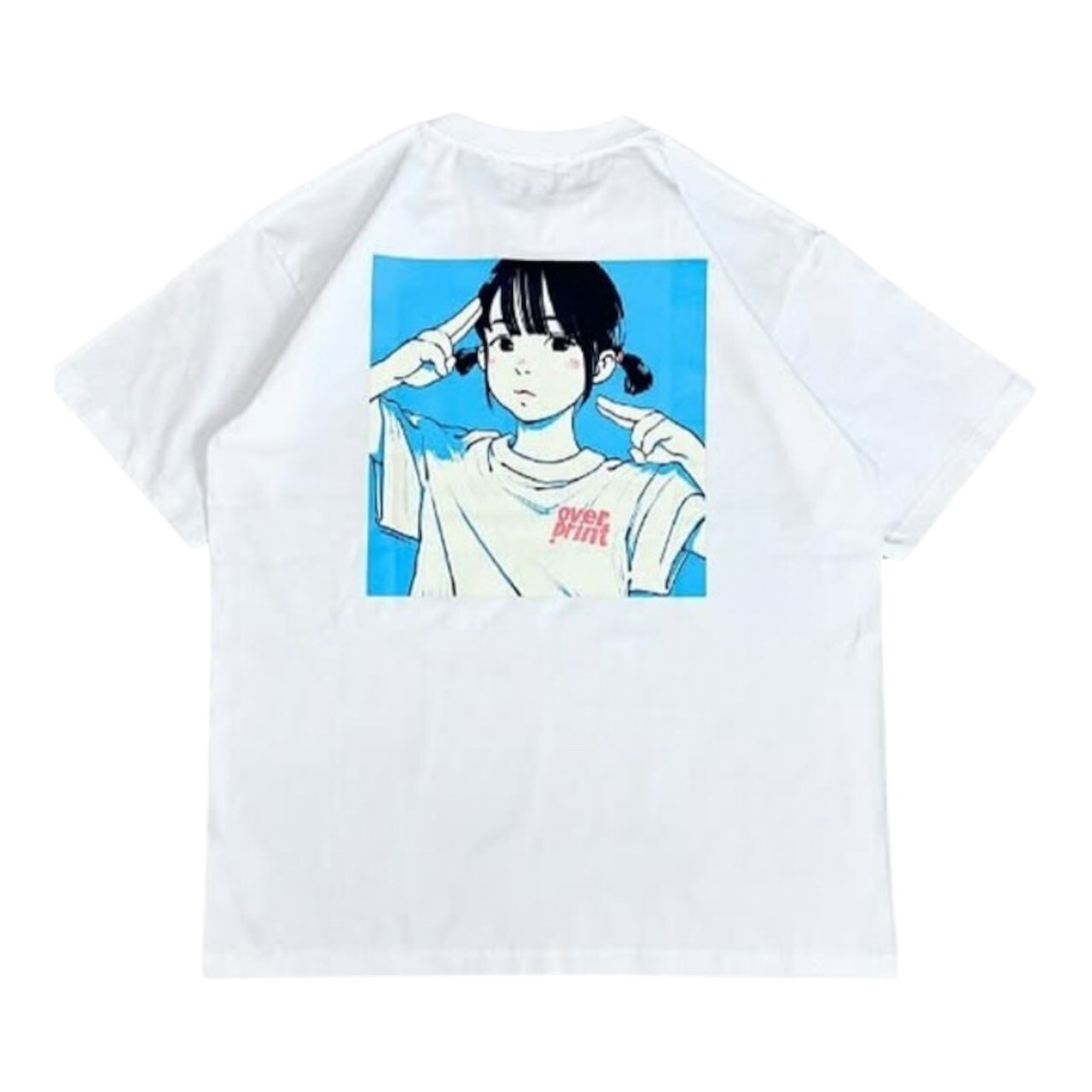 OVER PRINT POP ART Tee GLOW IN THE DARK SIZE M