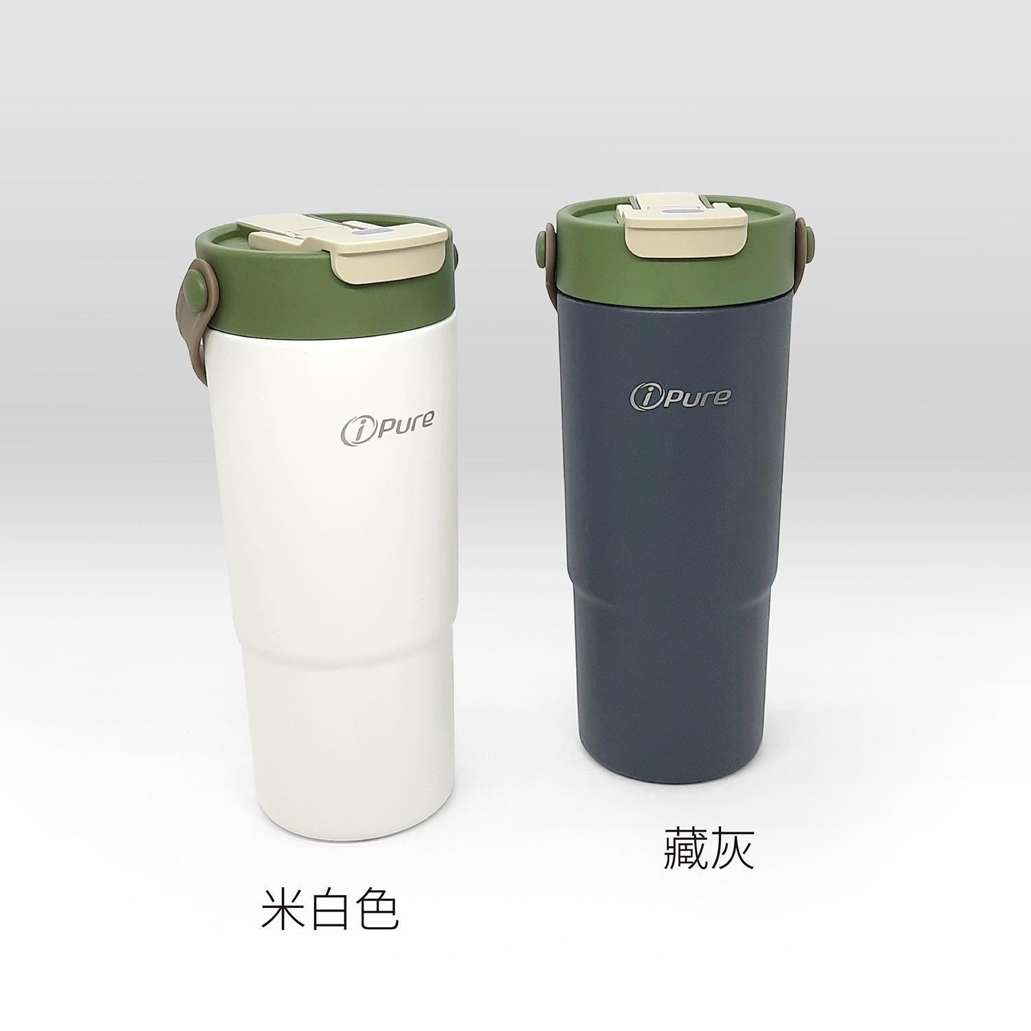 1 IPURE INSULATED TUMBLR 650ML - GREY