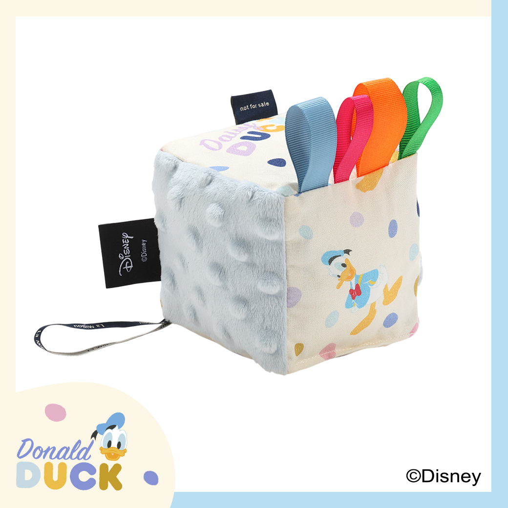 La Millou波蘭  mini安撫標籤球｜唐老鴨系列_歡樂圈圈篇｜柏林寶寶藍