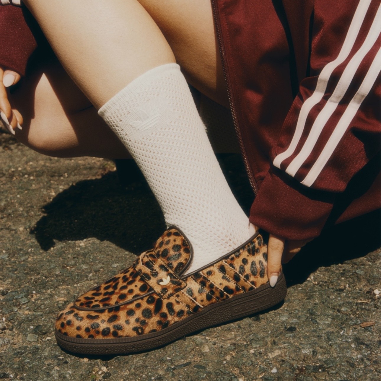 ADIDAS HANDBALL SPEZIAL LOAFER 棕豹紋 麂皮 樂福鞋 復古 愛迪達 KJ2526