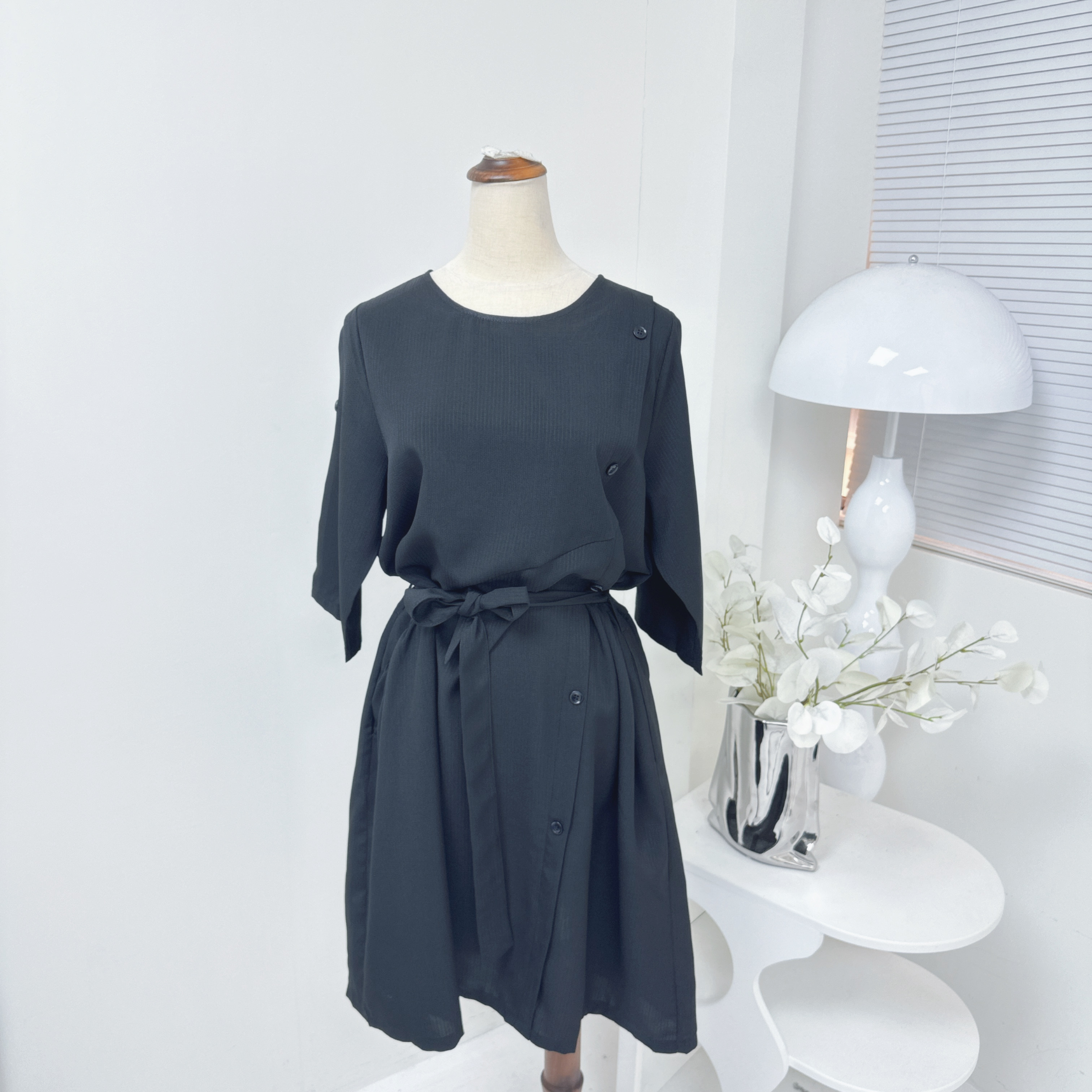 【廠家制】假鈕扣挷腰帶OPS