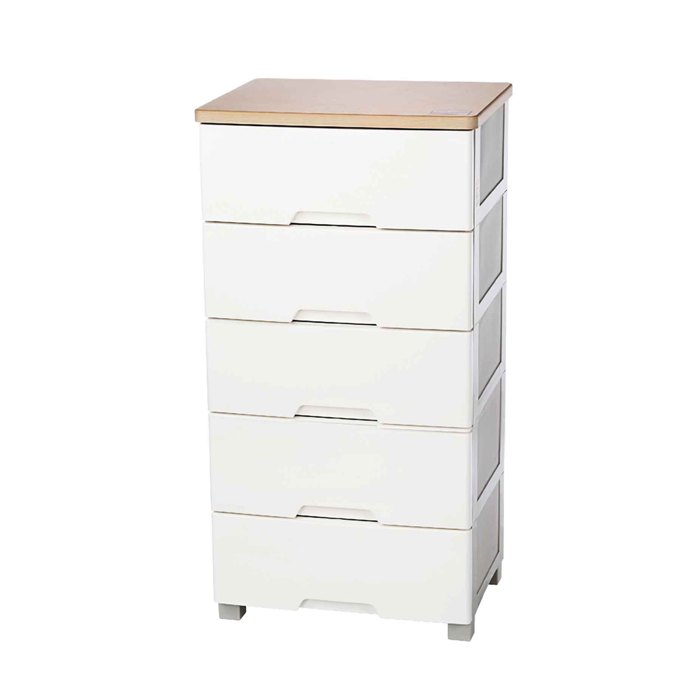 《真心良品》KEYWAY聯府  樂家木頂板特大五層收納櫃(140L)-1入     W505