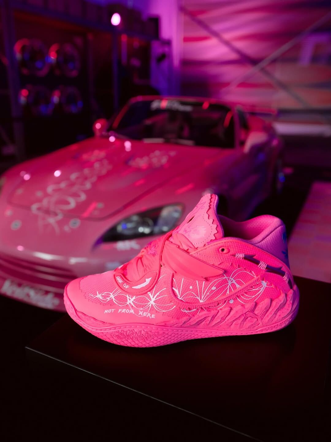 Puma LaMelo Ball MB.05 Fast & Furious Supra 桃粉 玩命關頭 火焰 實戰籃球鞋 運動鞋 男鞋 314021-01