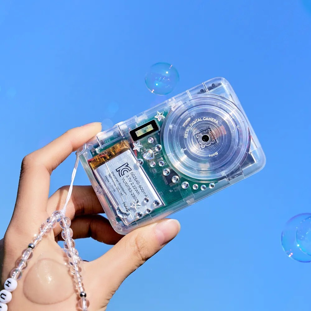 <免運!!> 韓國最新爆款 透明復古 ccd相機