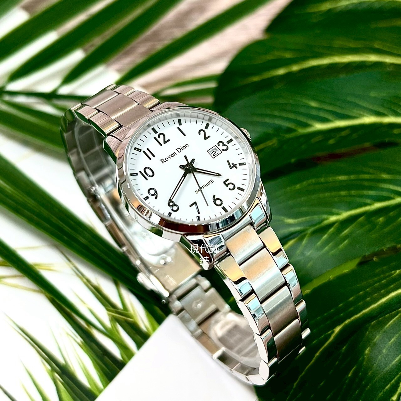 【Roven Dino羅梵迪諾】純淨簡約時尚腕錶-銀白-小 RD6113S-W 36mm 現代鐘錶