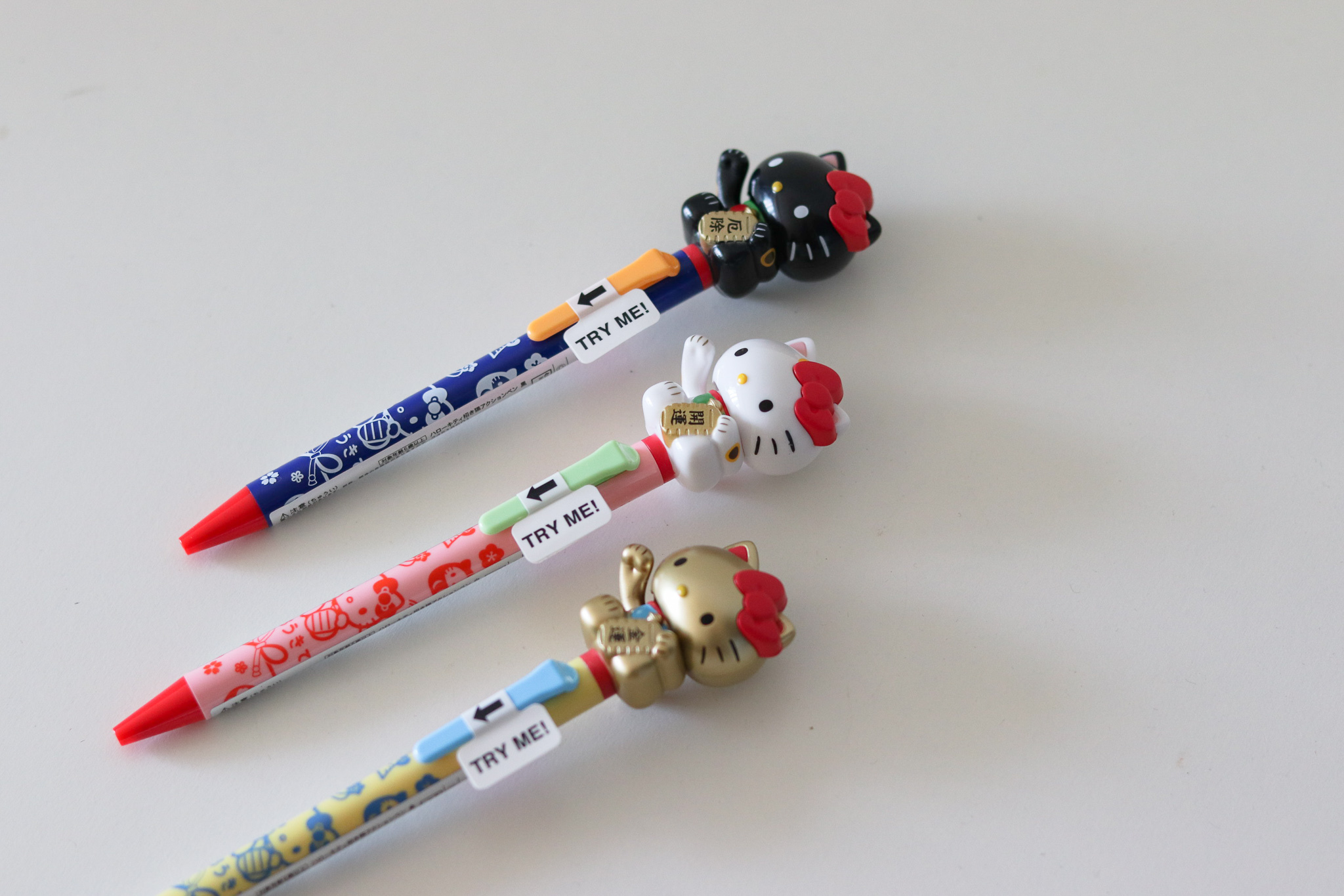 Sanrio 三麗鷗 日本限定 Hello Kitty 開運 招財貓 原子筆