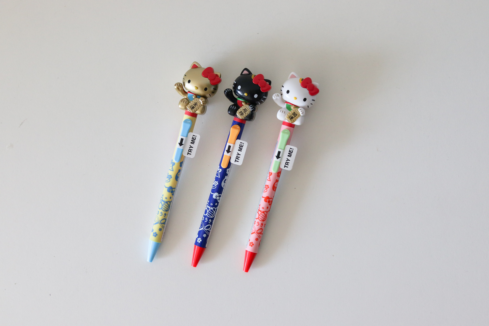 Sanrio 三麗鷗 日本限定 Hello Kitty 開運 招財貓 原子筆