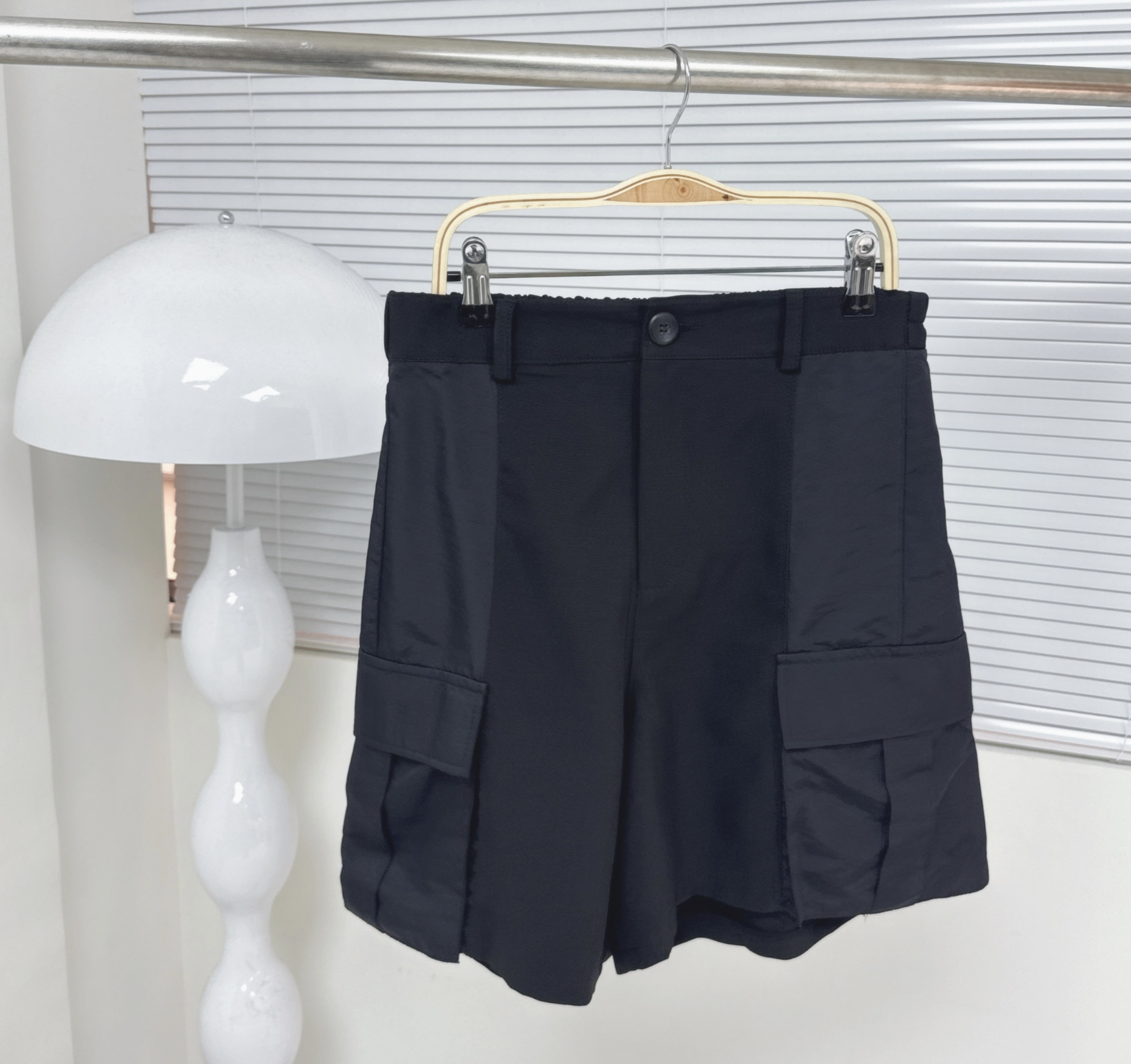 【廠家制】後橡筋腰側袋短褲