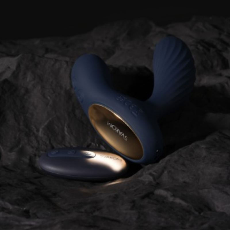 SVAKOM Vick Neo 2 Interactive Heating Prostate Vibrator Navy Blue