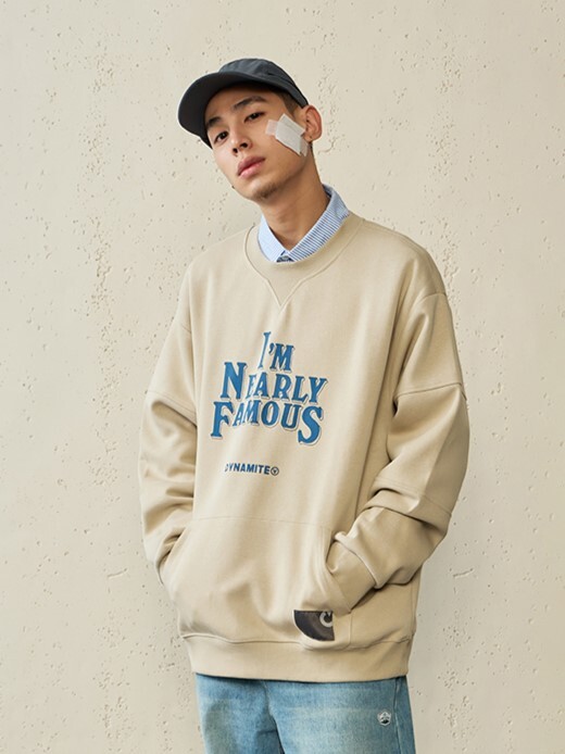 NOIR 美式立體發泡字母 衛衣 大學TEE