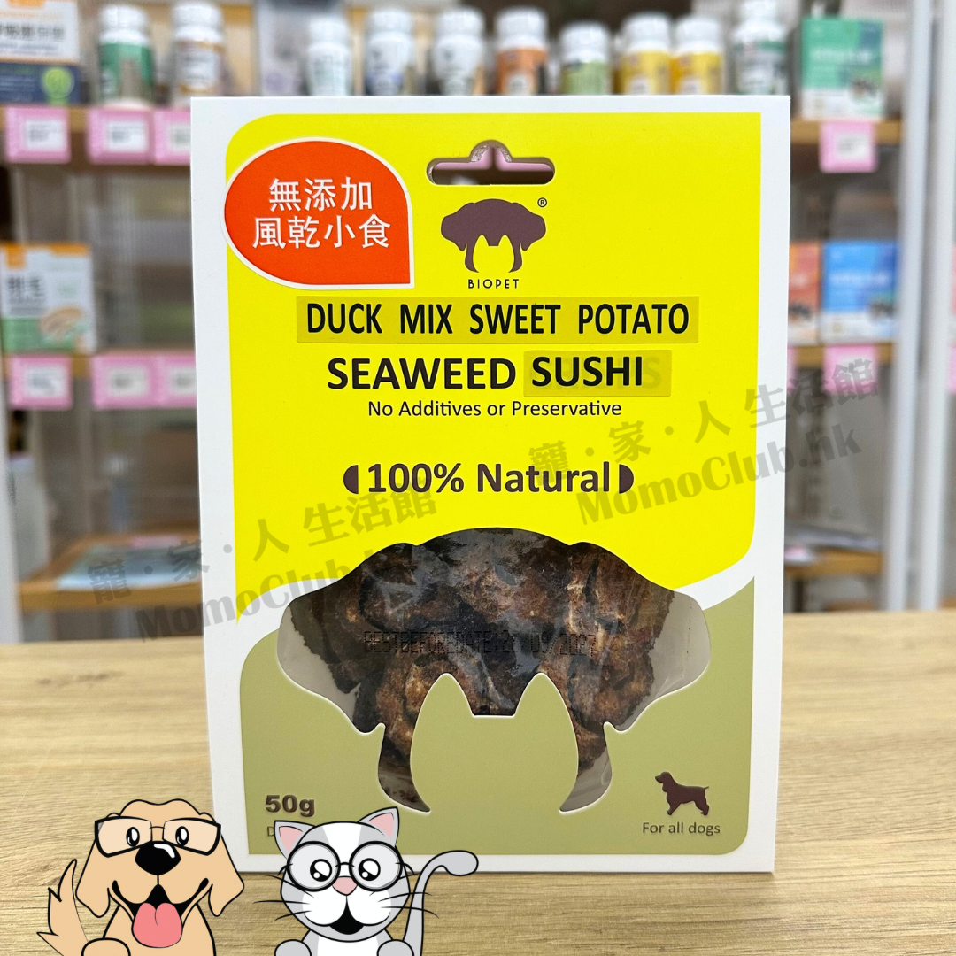 Biopet - 風乾鴨肉甜薯壽司 50g [犬用]