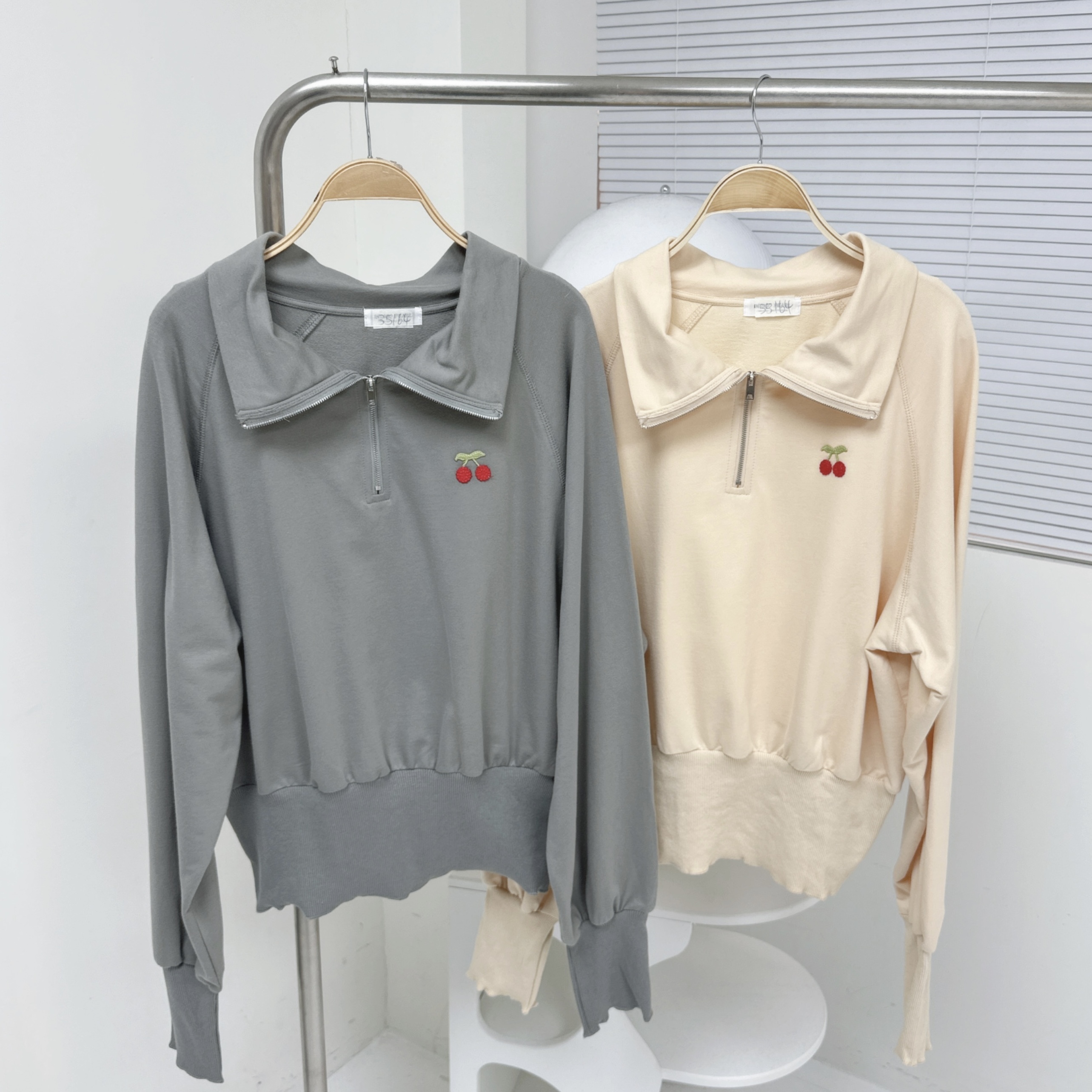 【廠家制】車厘子高領衛衣