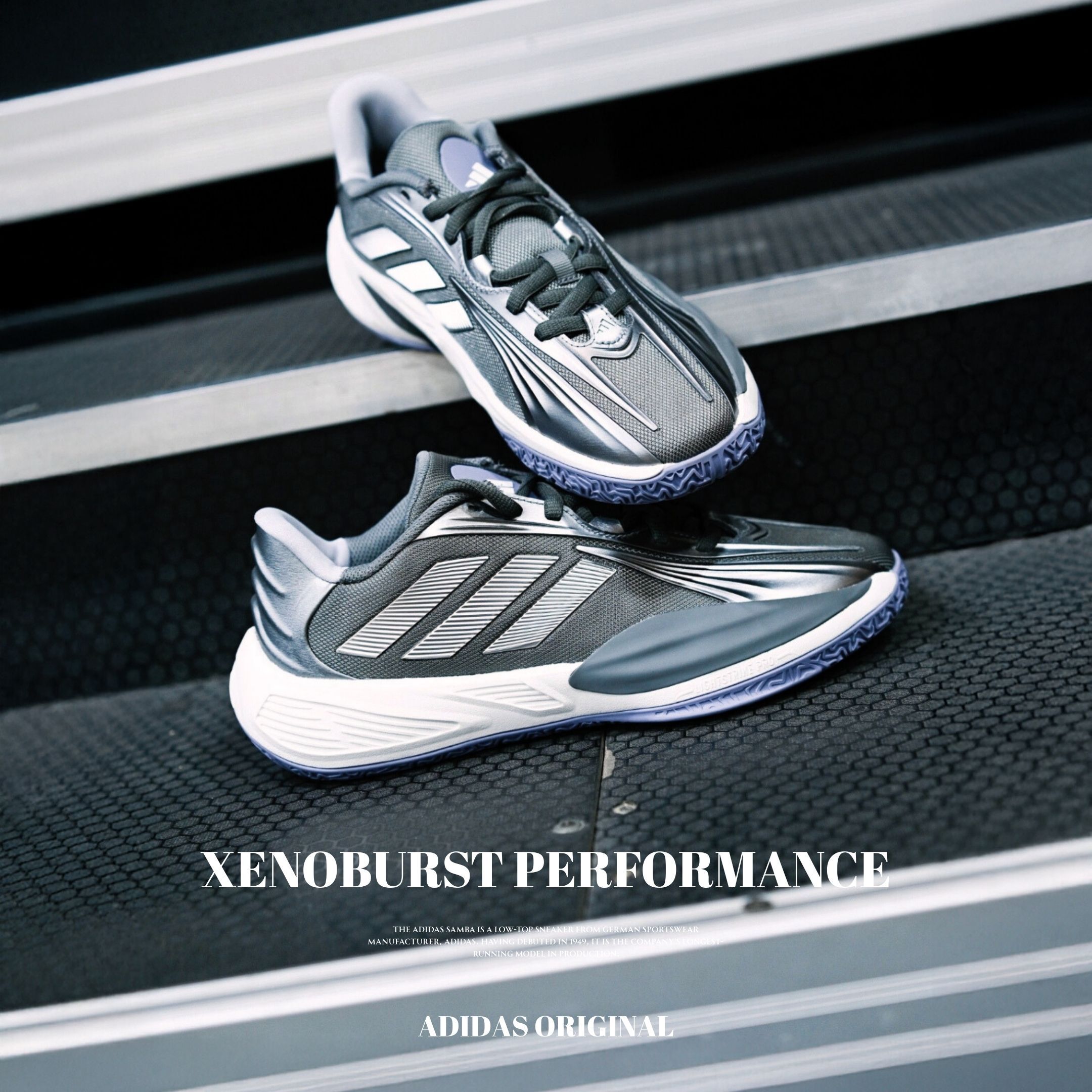 NICEDAY 代購 Adidas Xenoburst Performance 籃球鞋 實戰 異爆 灰銀 銀灰 灰 未來 KJ5976