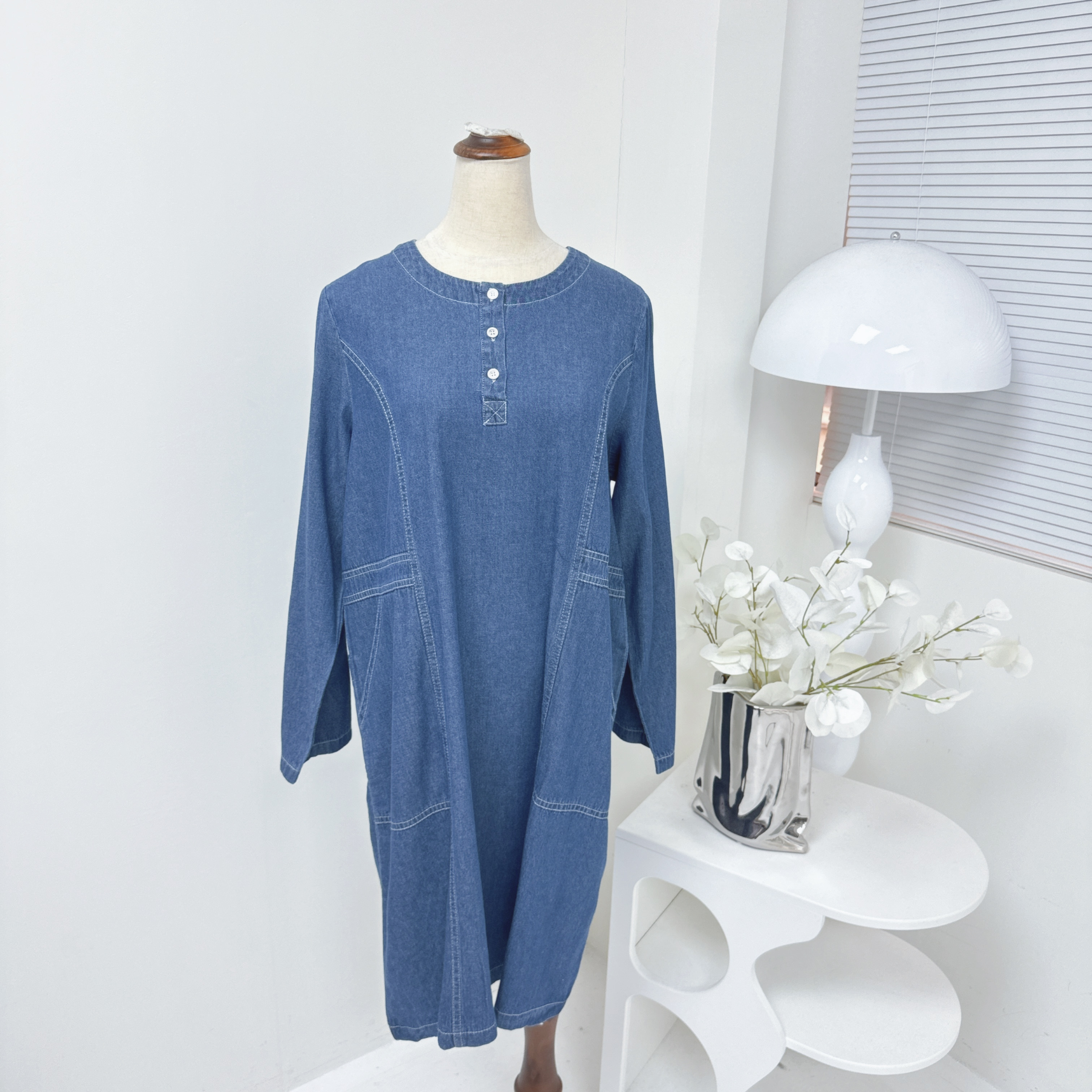 【廠家制】車線牛仔裙