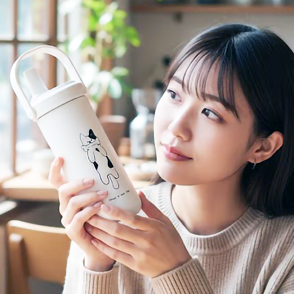 元氣熊 316不銹鋼手提保溫保冷杯/750ml