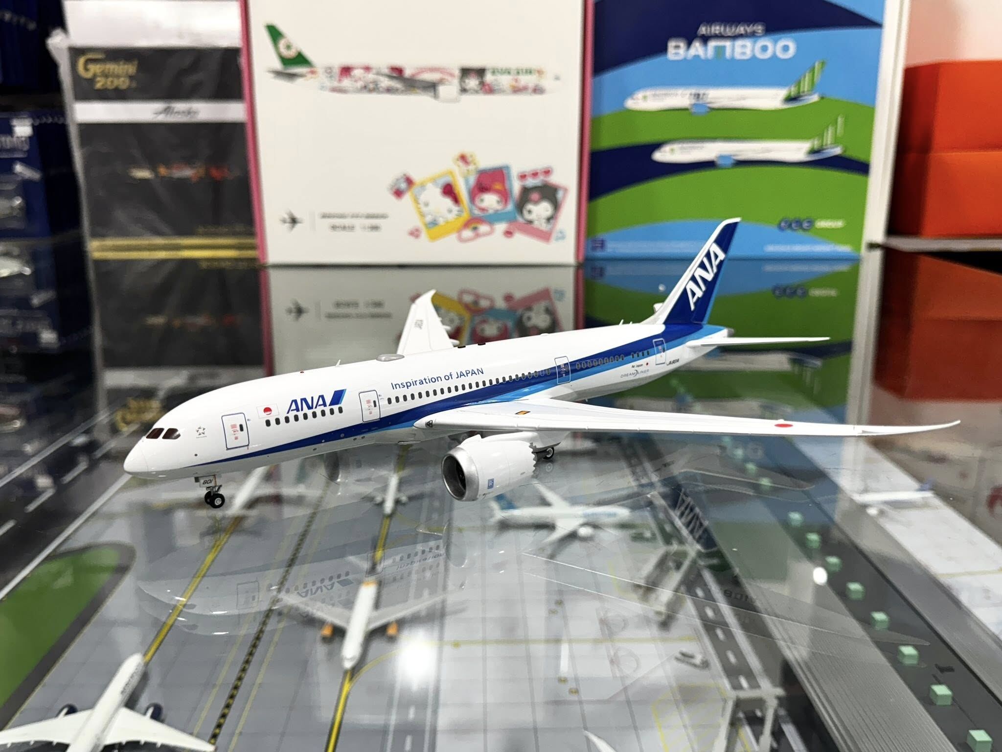 SQ Wings 1/200 全日空 ANA B787-8 機編:JA801A