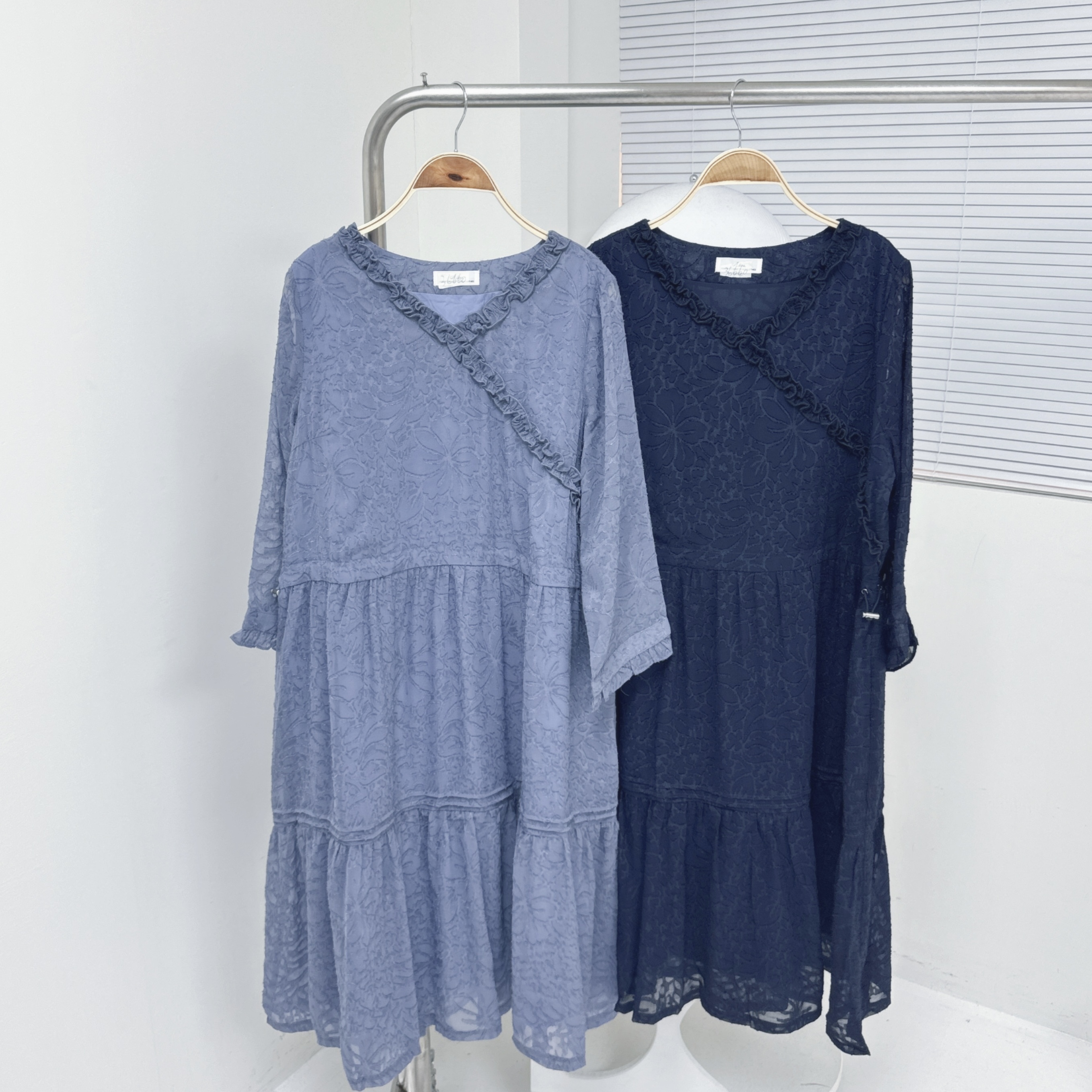 【廠家制】花邊長袖花花OPS