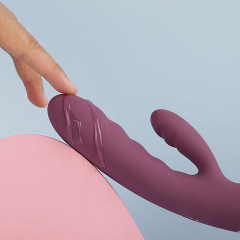 Svakom Avery Thrusting Rabbit Vibrator Purple