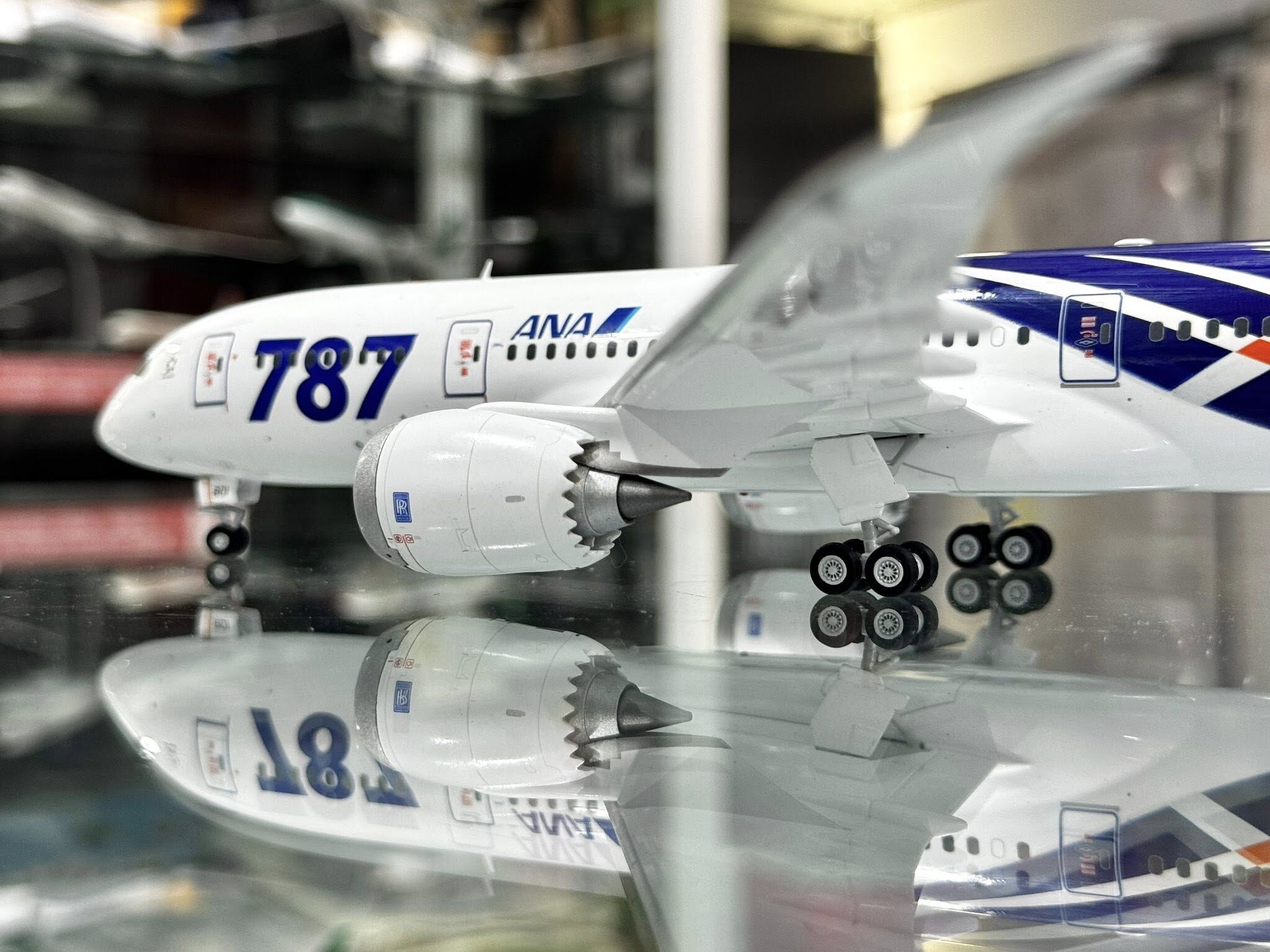 1/200 全日本空輸 B787-8 特快專遞塗裝 機編:JA801A 鯖太郎