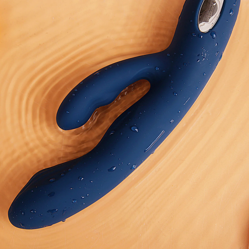 SVAKOM AYLIN Powerful Rabbit Vibrator With Pulsating Tip Dark Blue