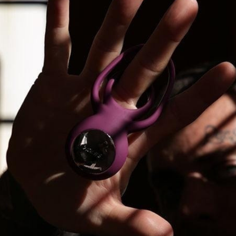 Svakom Tammy Double-Ring Clitoris Stimulating Couple's Penis Ring Vibrator