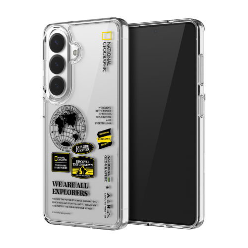 National Geographic - Clear Wappen - Samsung S26 Case 國家地理透明防撞手機硬殼