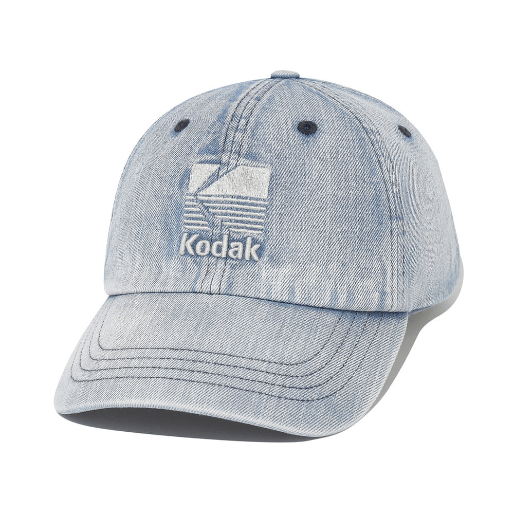 Kodak｜Relax Fit Denim Basic Ball Cap [2 colors]