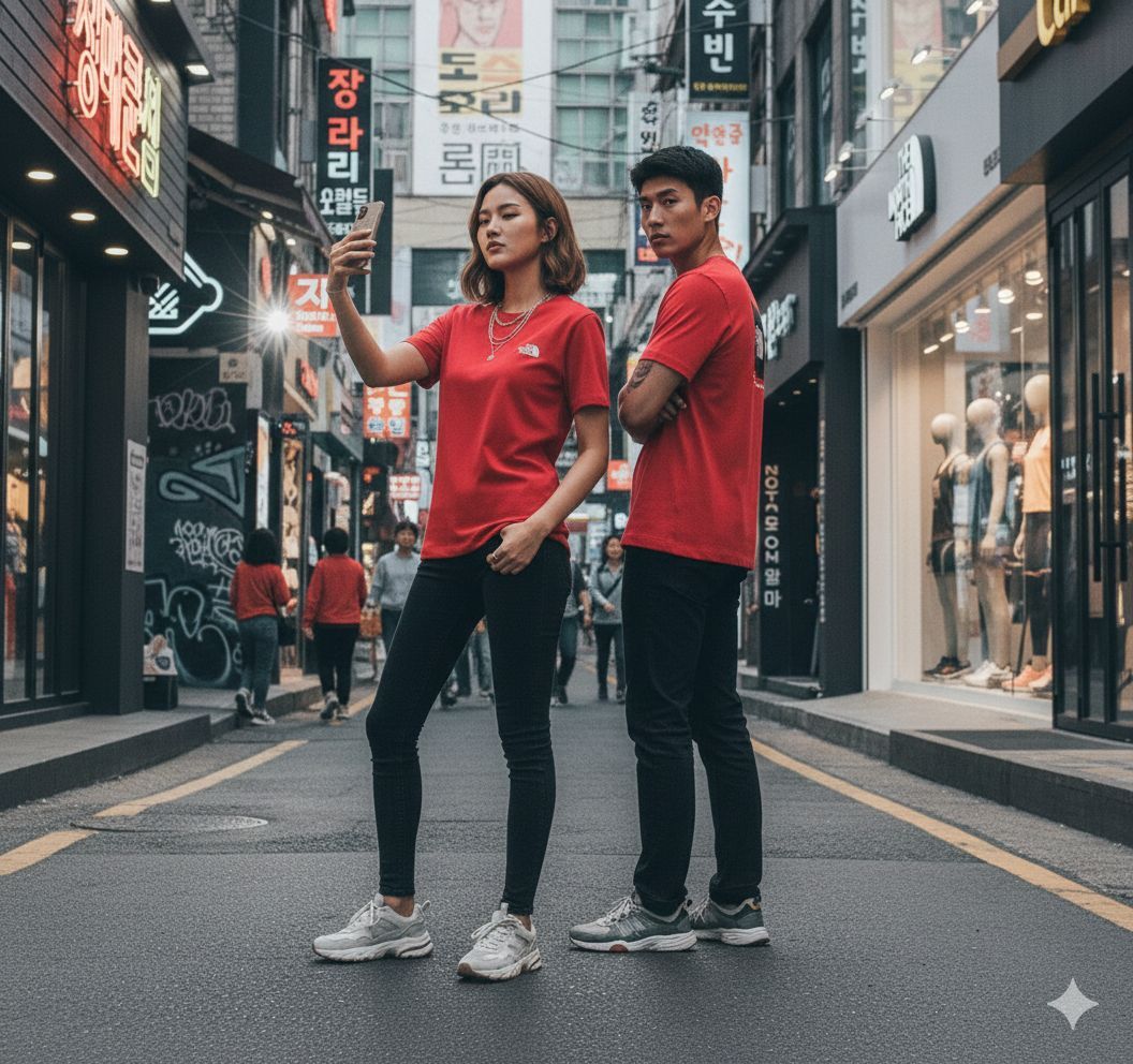 【預購】The North Face K022515 男裝 Evolution Box NSE 短袖上衣 (紅色)