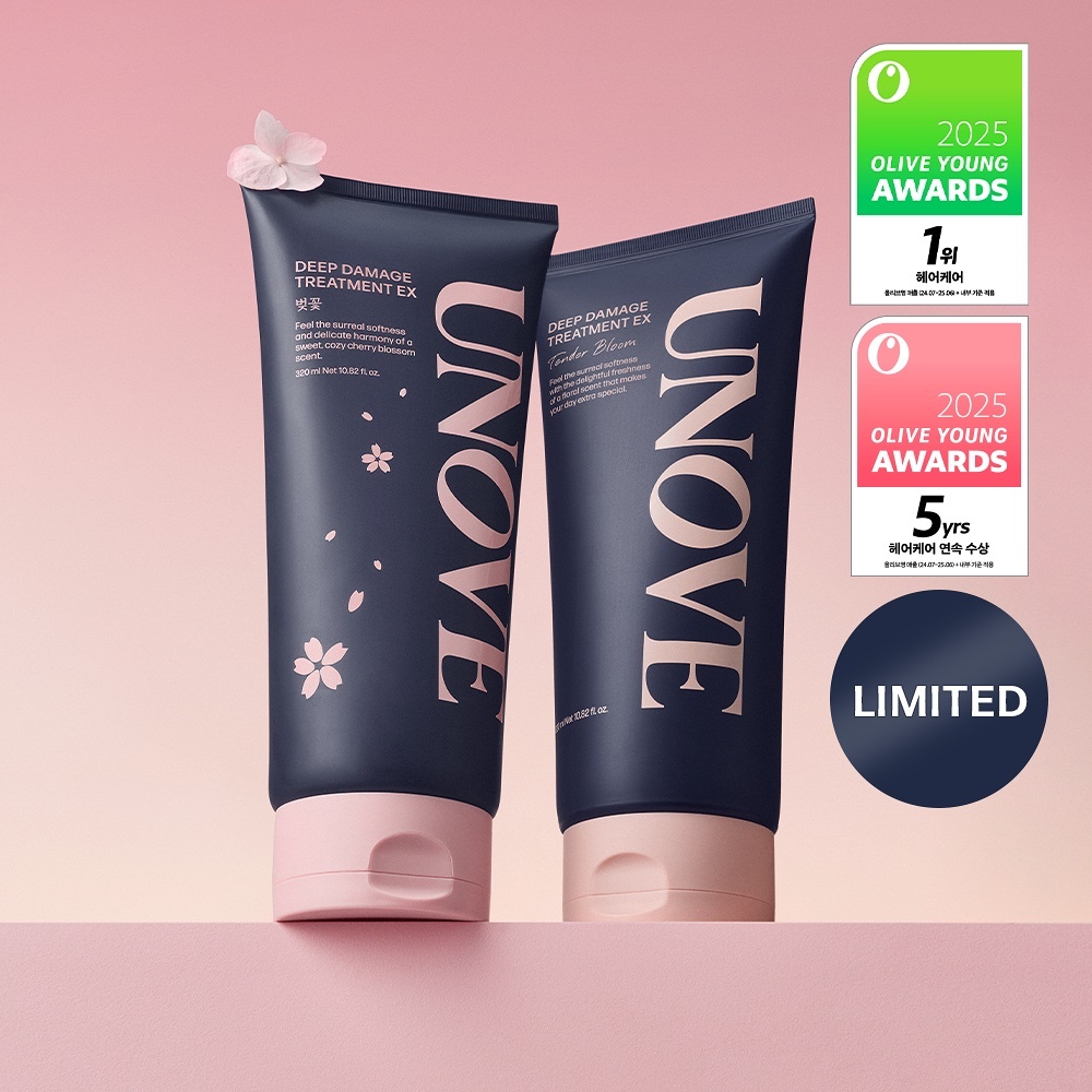 《現貨》UNOVE Deep wash Treatment EX 320ml 1+1 set