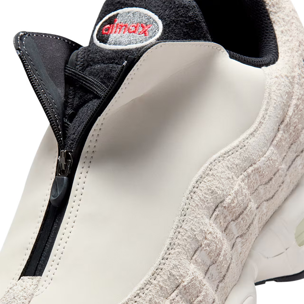 Nike Air Max 95 Zip SP Phantom 米白 麂皮 氣墊 拉鍊 男鞋 IM0695-002