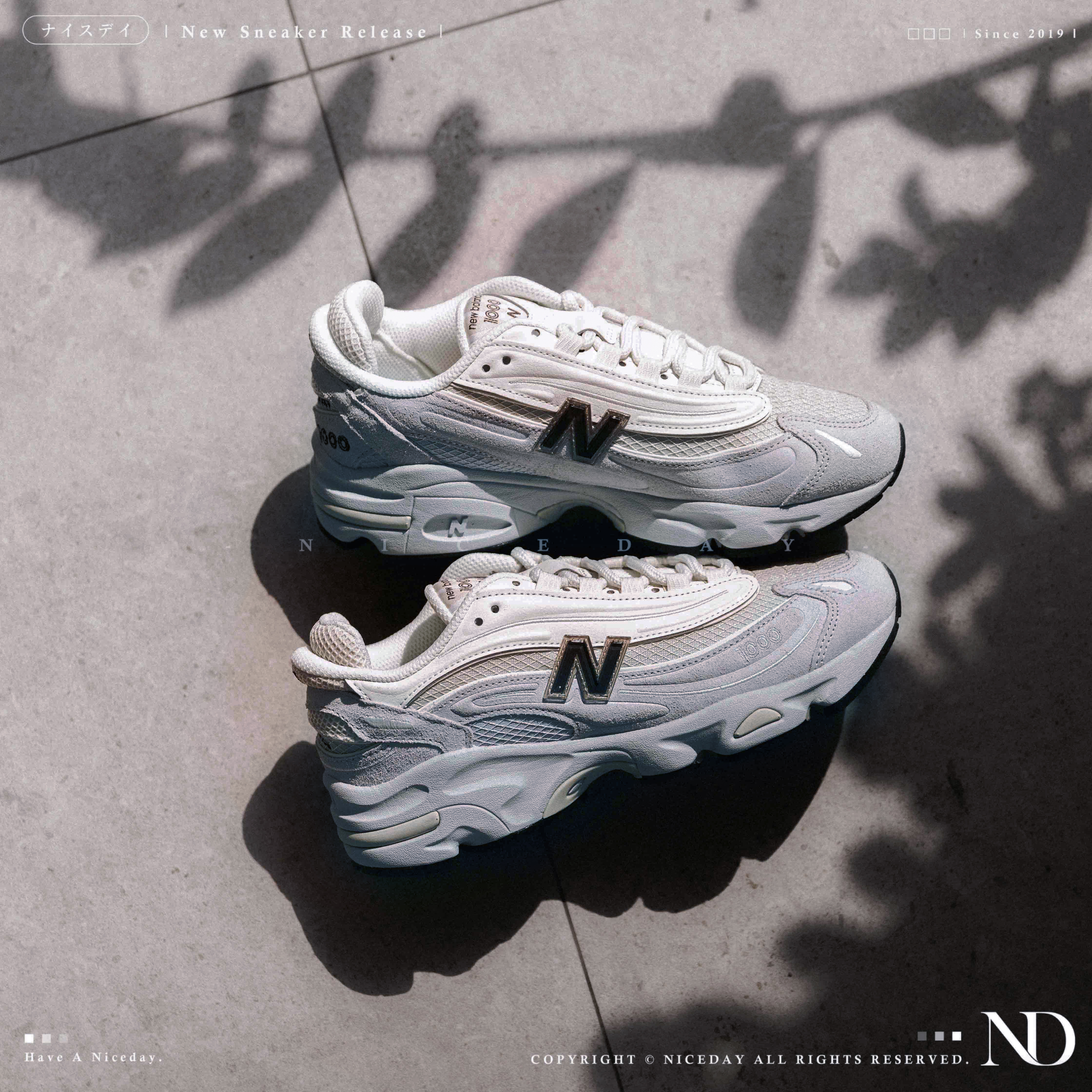 NICEDAY 現貨 New Balance 1000 珍珠灰 灰白 淺灰 珍珠 白灰 女鞋 M1000PSB