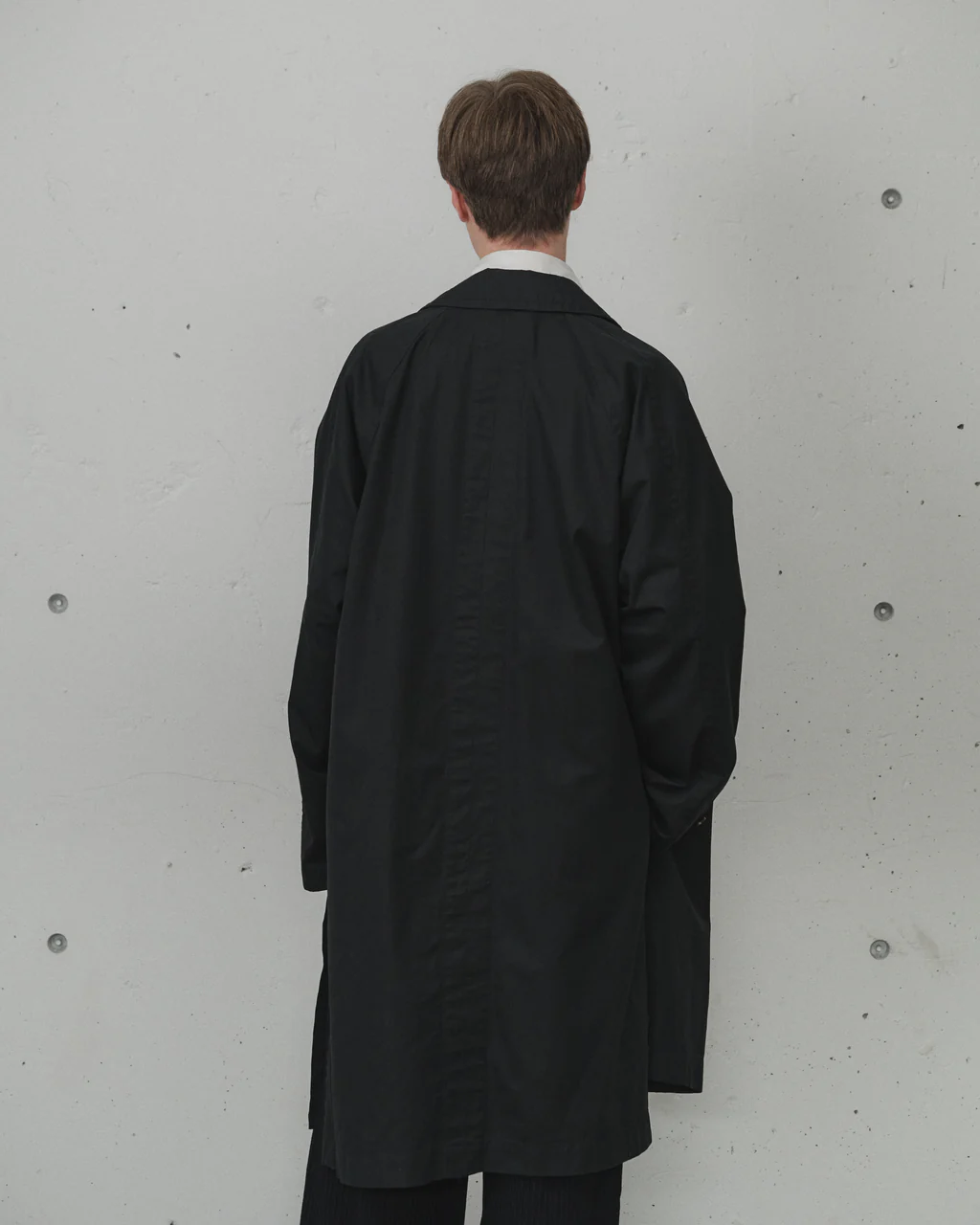 ANCELLM - SINGLE BREASTED COLLAR COAT / 2COLORS