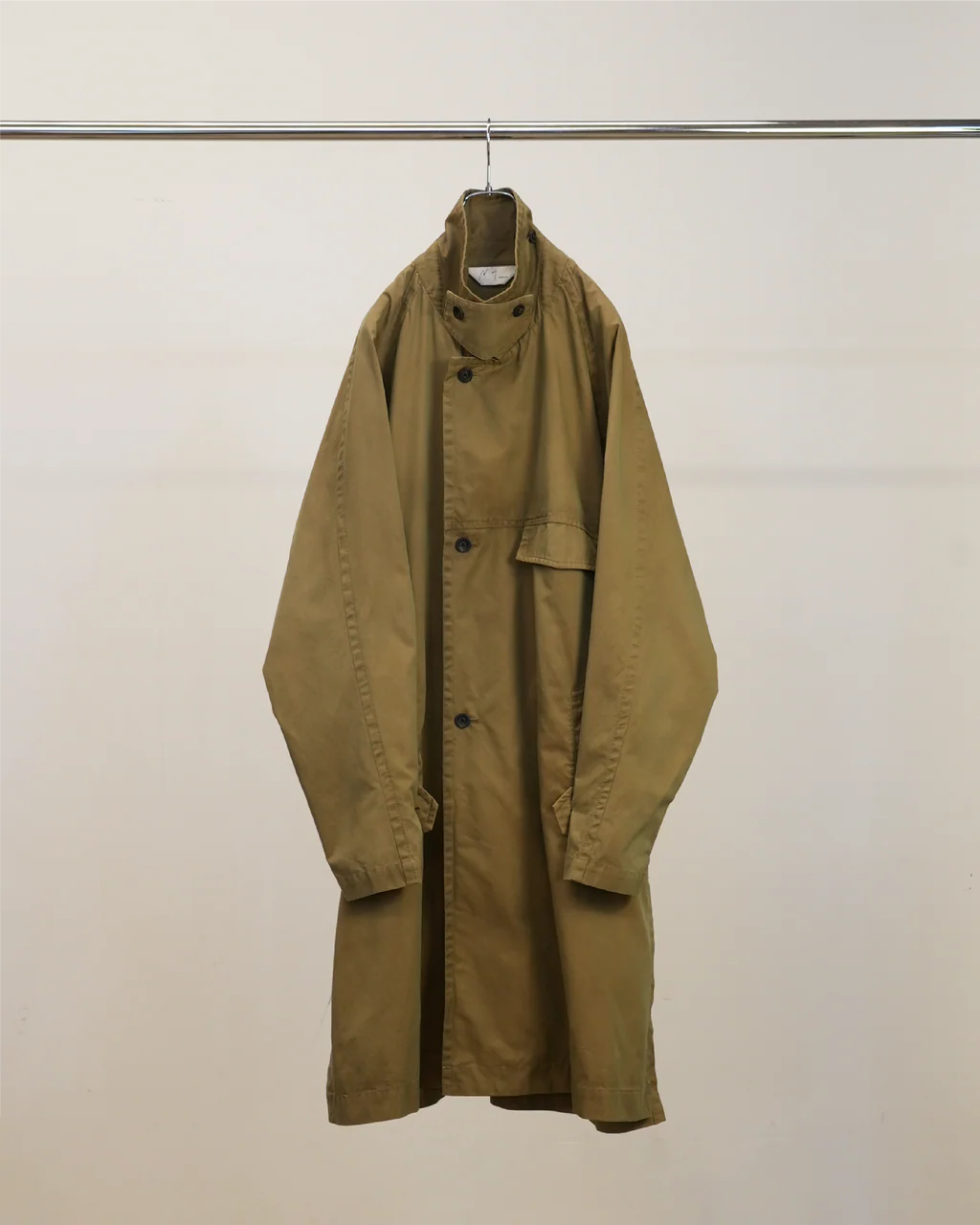 ANCELLM - SINGLE BREASTED COLLAR COAT / 2COLORS