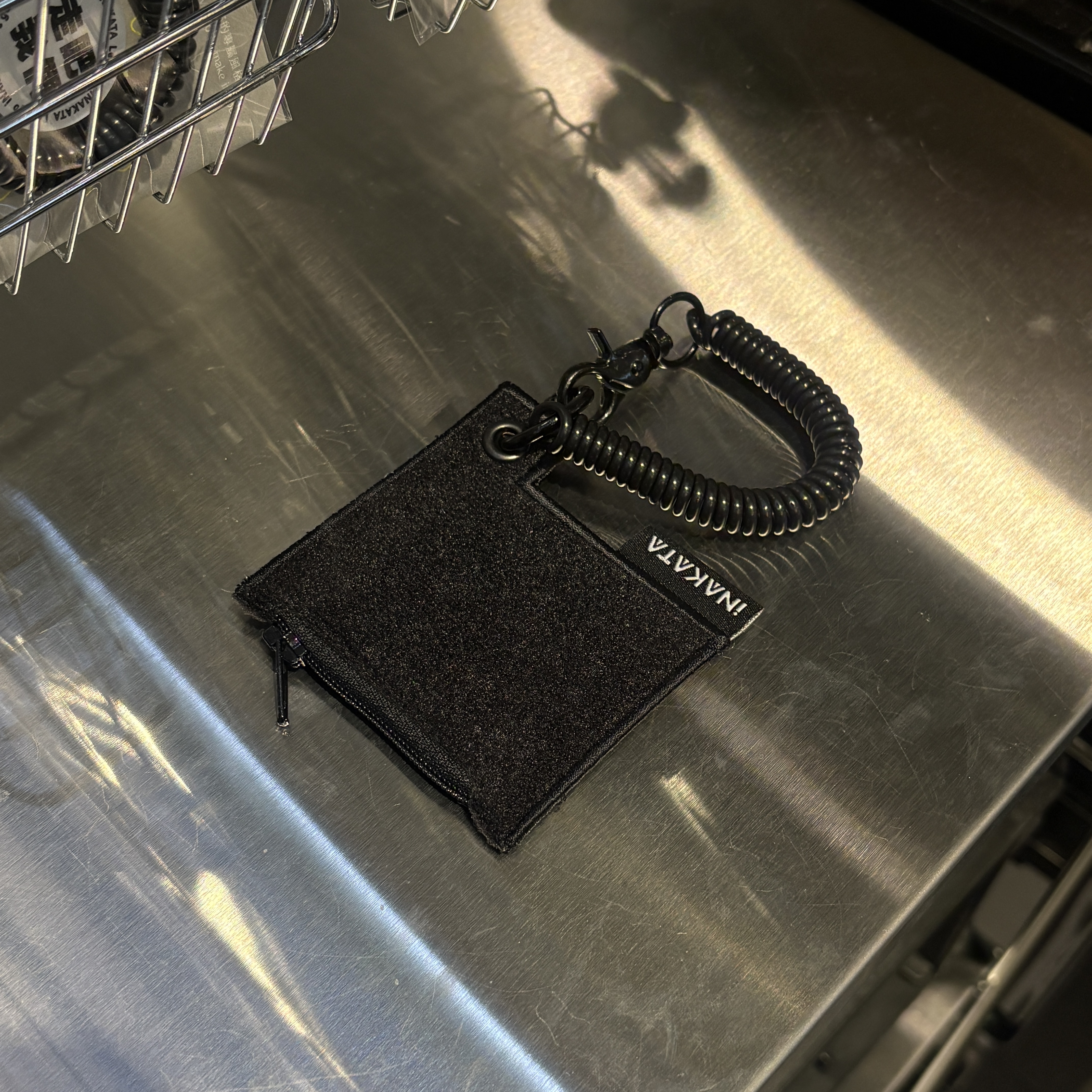 口袋魔鬼氈鑰匙圈／雙面毛面