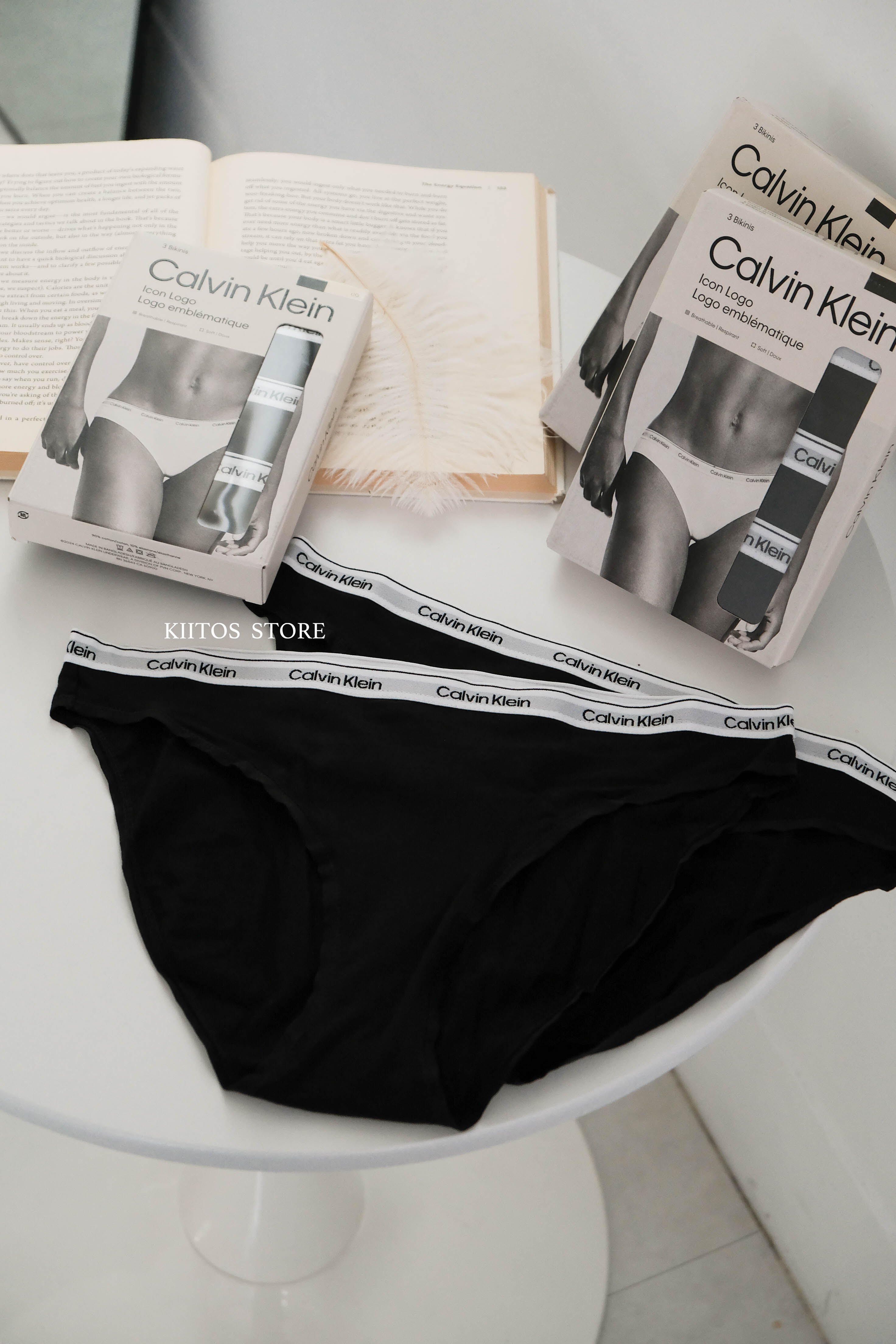 【現貨】Calvin Klein CK Icon Logo 低腰 三角褲 女