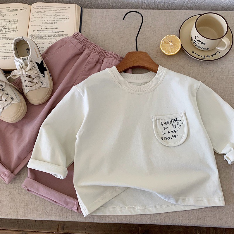 小口袋休閒上衣