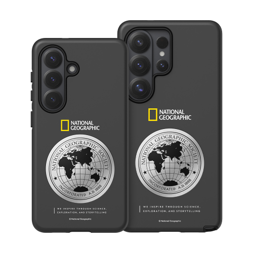 National Geographic - Metal Deco Hard Shell - Samsung S26 Case 國家地理磁吸雙層防撞手機殼