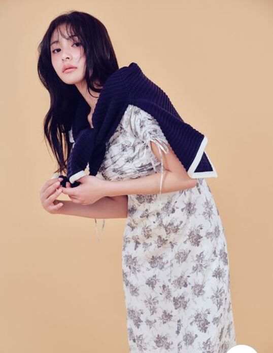 [預購] SNIDEL 浪漫玫瑰印花洋裝