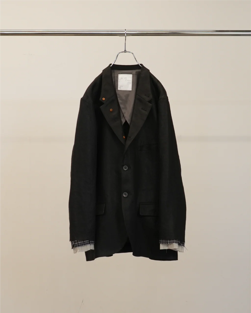 ANCELLM - LAYERED TAILORED JACKET / 2COLORS