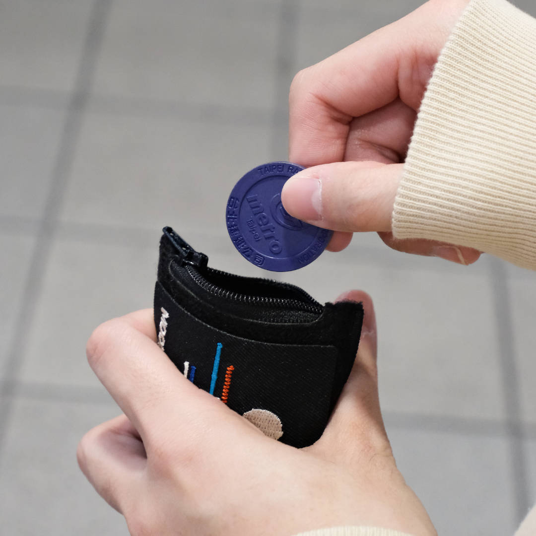 《海色的線條》口袋魔鬼氈鑰匙圈