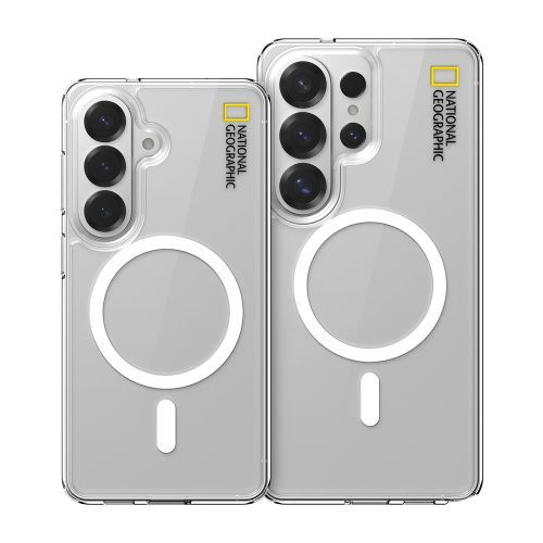 National Geographic - Magsafe Clear - Samsung S26 Case 國家地理透明防撞磁吸充電手機硬殼