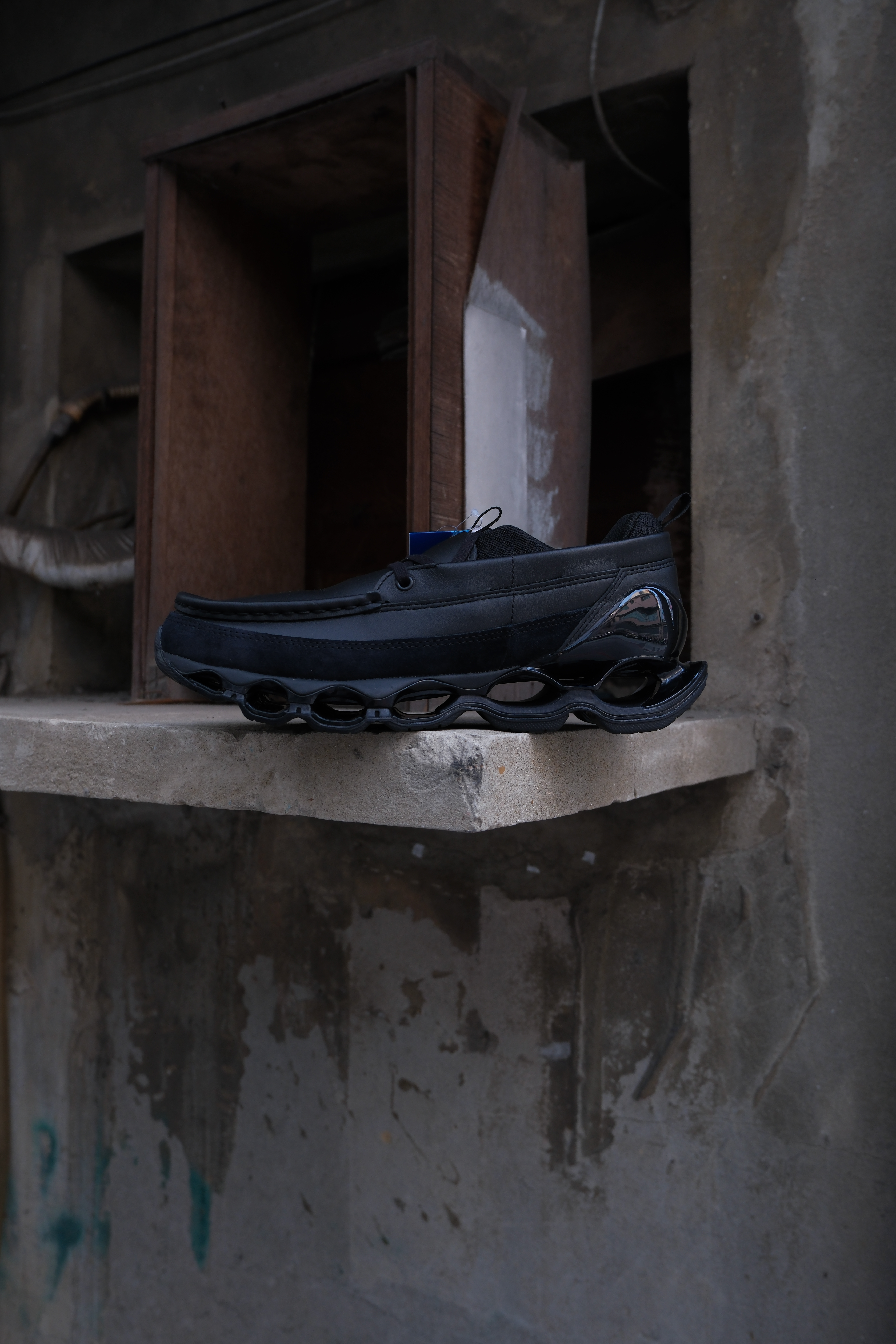 Mizuno 美津濃 WAVE PROPHECY MOC 全黑 休閒鞋 D1GD261401