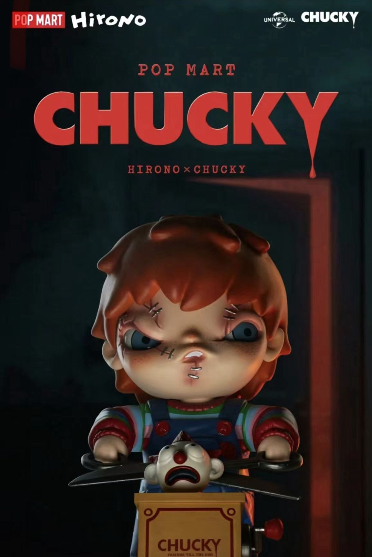 泰國限定Hirono小野×chucky《鬼娃回魂》聯名海外限定大娃