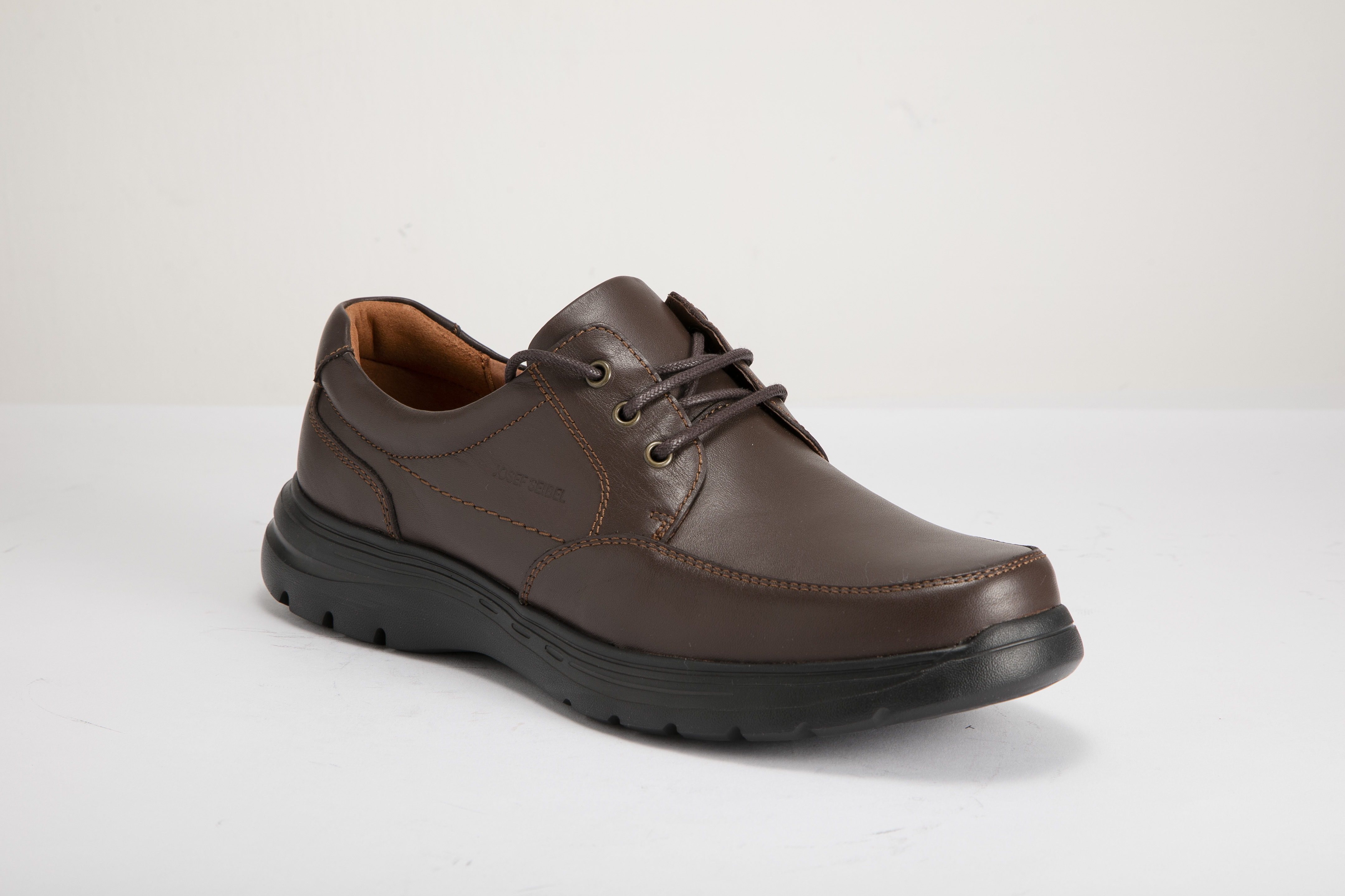 Josef Seibel - 男裝 Apron Toe 輕量底繫帶鞋 029292 310-DBR